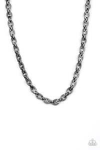 Grit and Gridiron Men's Black Necklace