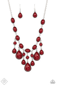 Mediterranean Mystery Red Necklace