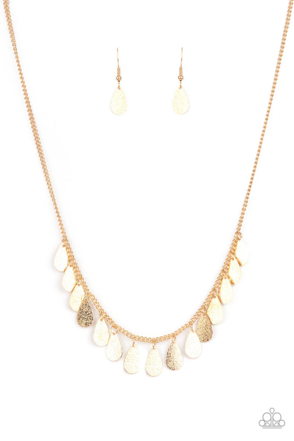 Eastern Chime Zone Gold Necklace