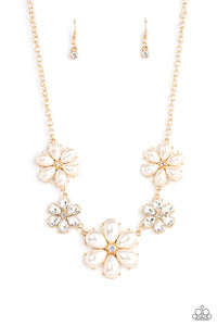 Fiercely Flowering Gold Necklace