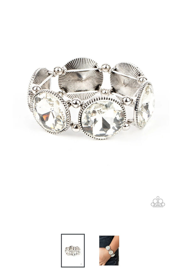 Powerhouse Hustle White Bracelet