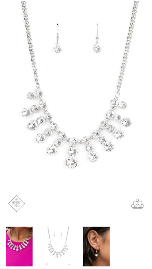 Celebrity Couture White Necklace