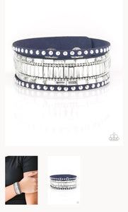 Rock Star Rocker Blue Bracelet