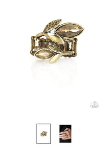 Flawless Foilage Brass Ring