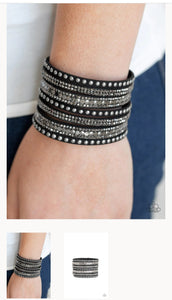 All Hustle & Hairspray Black Urban Bracelet