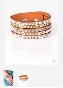 Fashion Fiend Orange Urban Bracelet