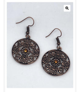 Rochester Royale Copper Earrings