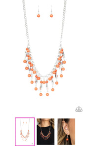 Earth Conscious Orange Necklace