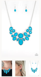 Demi-Diva Blue Necklace