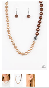 5th Avenue A-Lister Brown Necklace