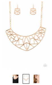 Strike While Haute Gold Necklace