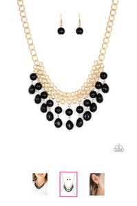 5th Avenue Fleek Black Necklace