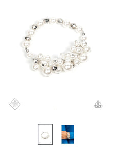 Elegantly Exaggerated White Bracelet