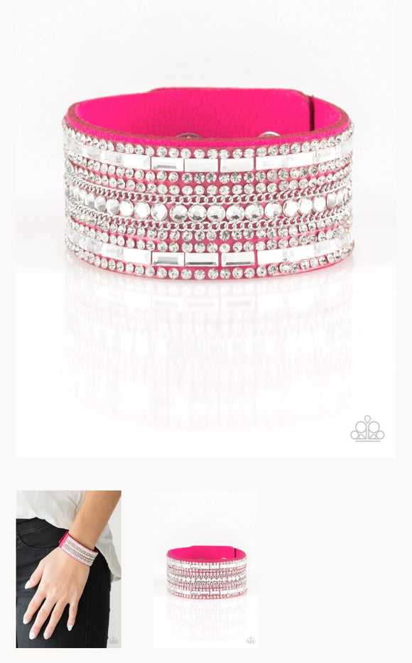 Rebel Radiance Pink Bracelet