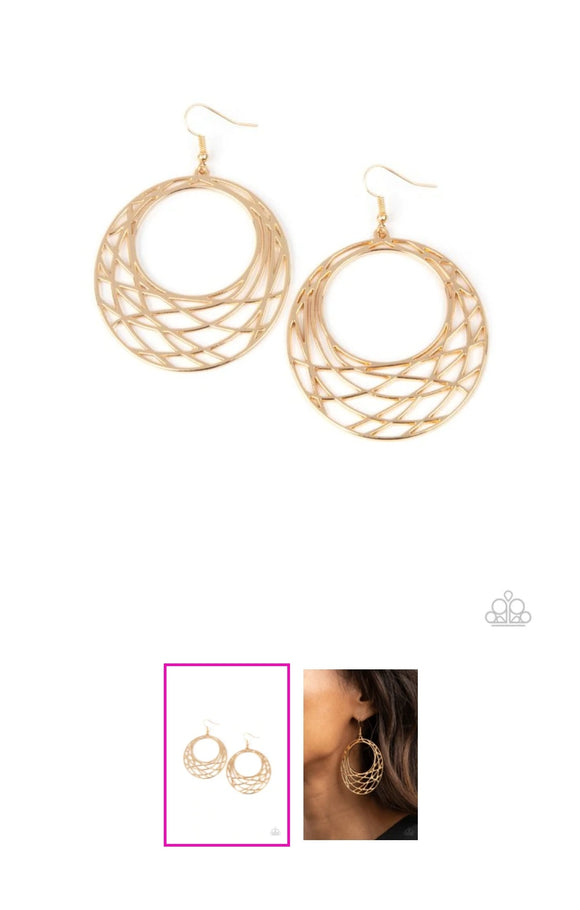 Urban Lineup Gold Earrings