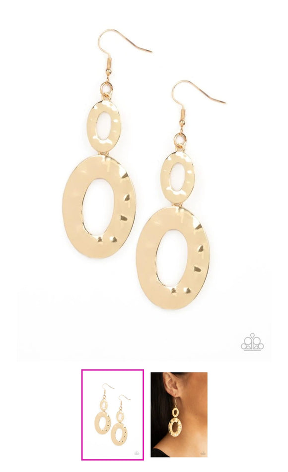 Bring on the Basics Gold Earrings