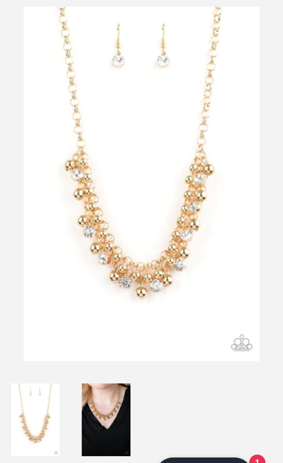 Wall Street Winner Gold Necklace