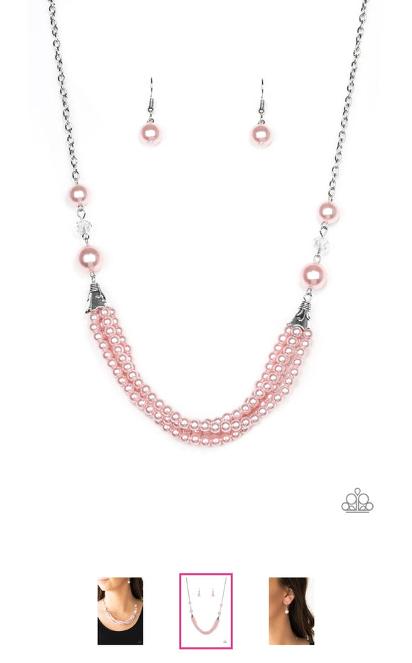 One Woman Show Pink Necklace