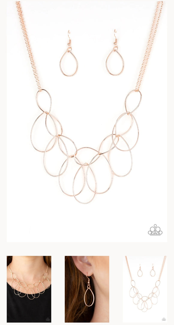 Top Tear Fashion Rose Gold Necklace