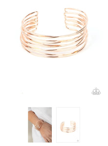 Nerves of Steel Rose Gold Bracelet