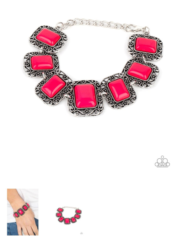 Retro Rodeo Pink Bracelet