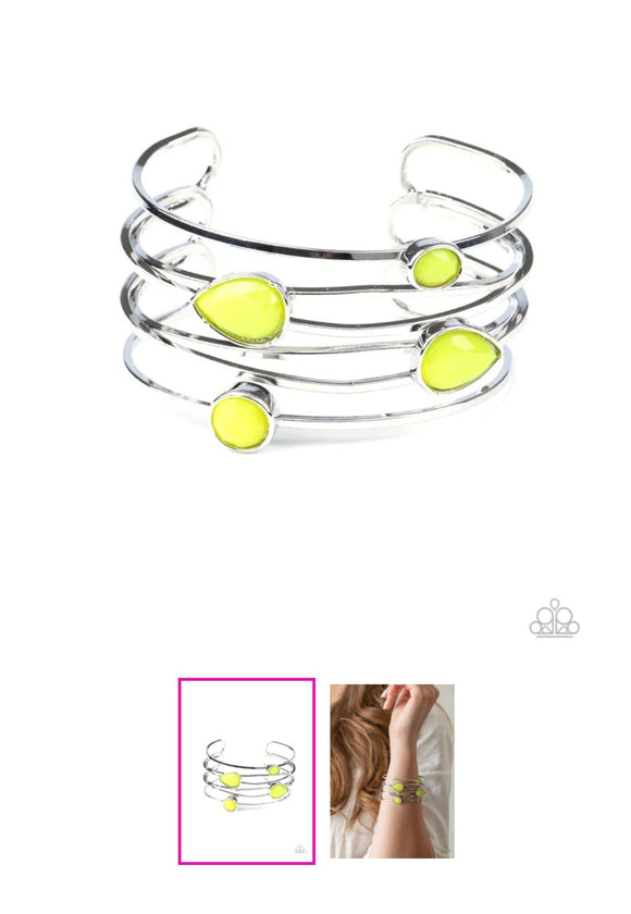 Fashion Frenzy Yellow Bracelet