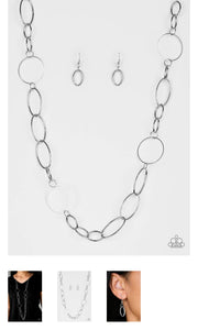 Perfect Mismatch Silver Necklace