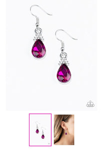 5th Avenue Fireworks Pink Earrings