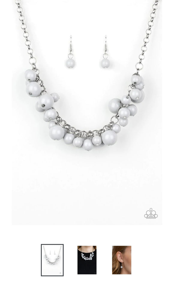 Walk This Broadway Silver Necklace