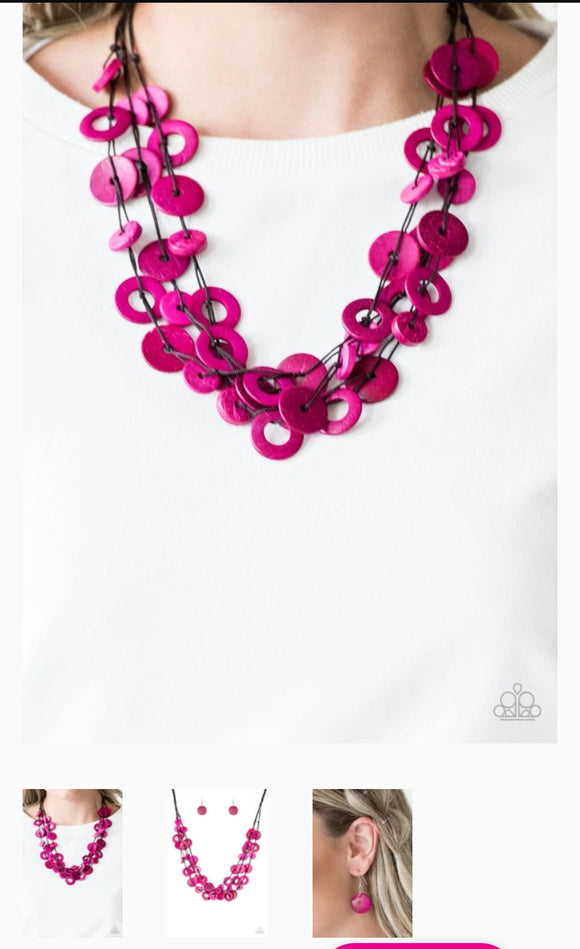 Wonderfully Walla Walla Pink Necklace