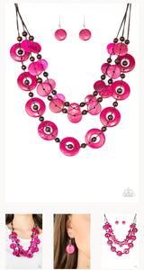 Catalina Coastin Pink Necklace