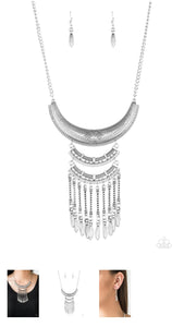 Eastern Empress Silver Necklace