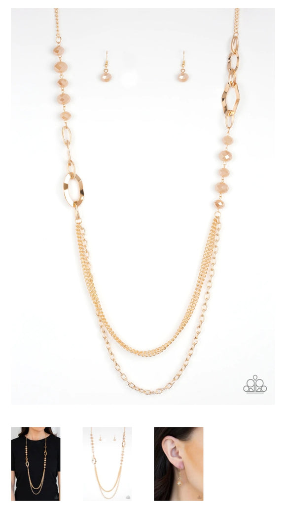 Modern Girl Glam Gold Necklace