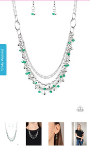 Financially Fabulous Green Necklace