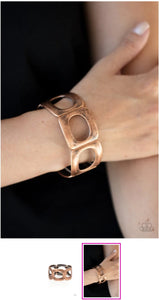 In Oval Your Head Copper Bracelet