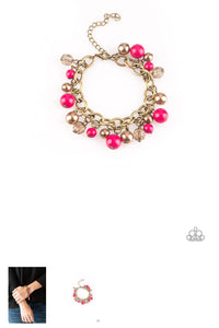 Grit And Glamour Pink Bracelet