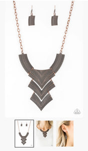 Fiercely Pharaoh Copper Necklace