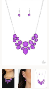 Demi-Diva Purple Necklace