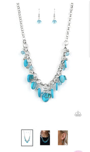 I Want To Sea The World Blue Necklace