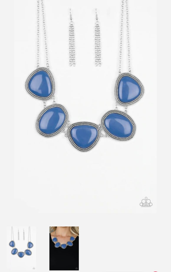 Viva La VIVID Blue Necklace