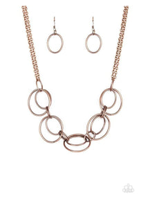 Urban Orbit Copper Necklace