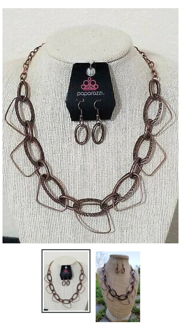 Very Avant-Garde Copper Necklace