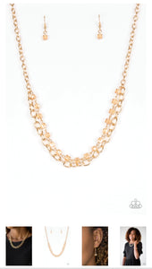 Block Party Princess Gold Necklace