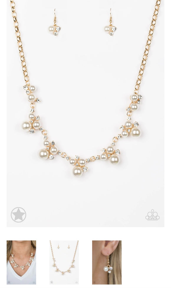 Toast To Perfection Gold Necklace