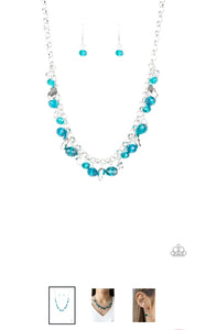 Downstage Dazzle Blue Necklace