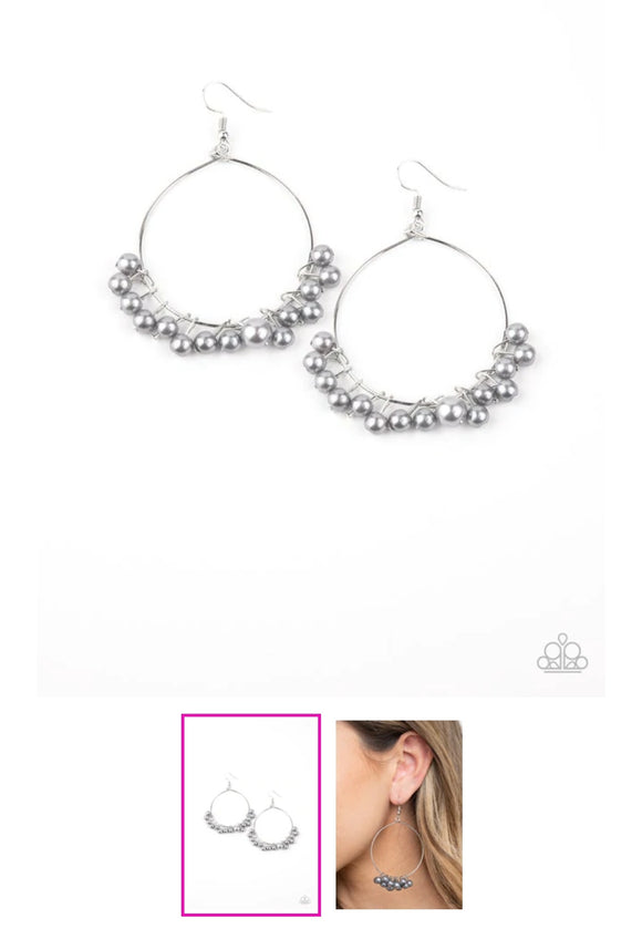 Things Are Looking Upscale Silver Earrings