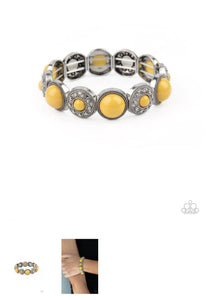 Garden Flair Yellow Bracelet