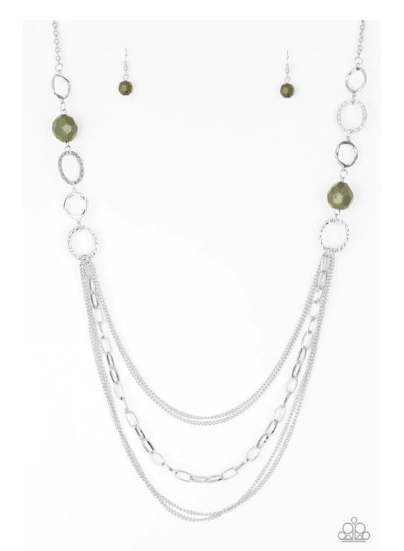 Margarita Masquerades Green Necklace