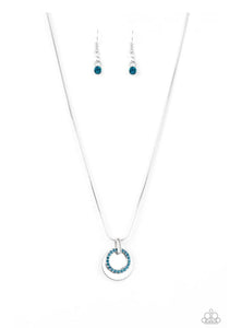 Front & Centered Blue Necklace