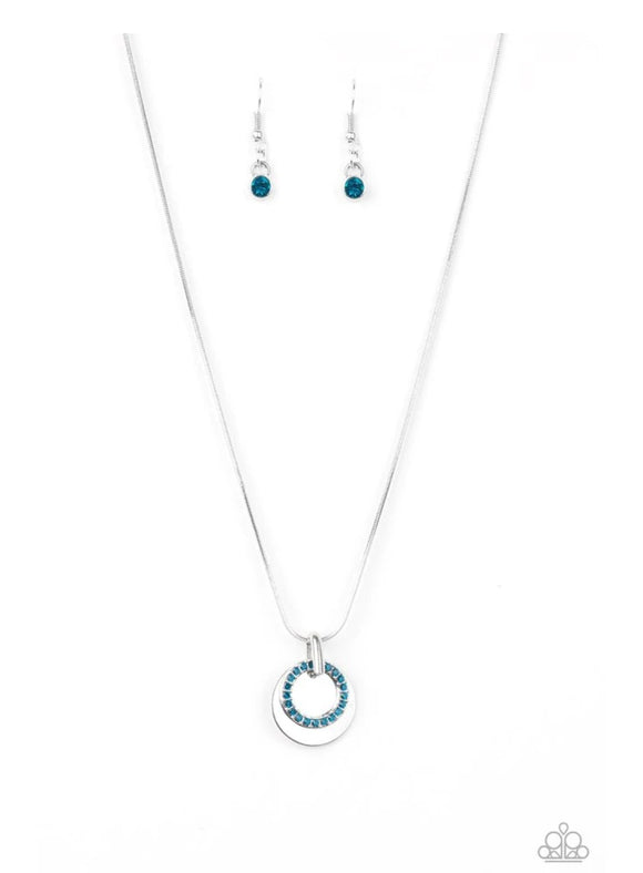 Front & Centered Blue Necklace